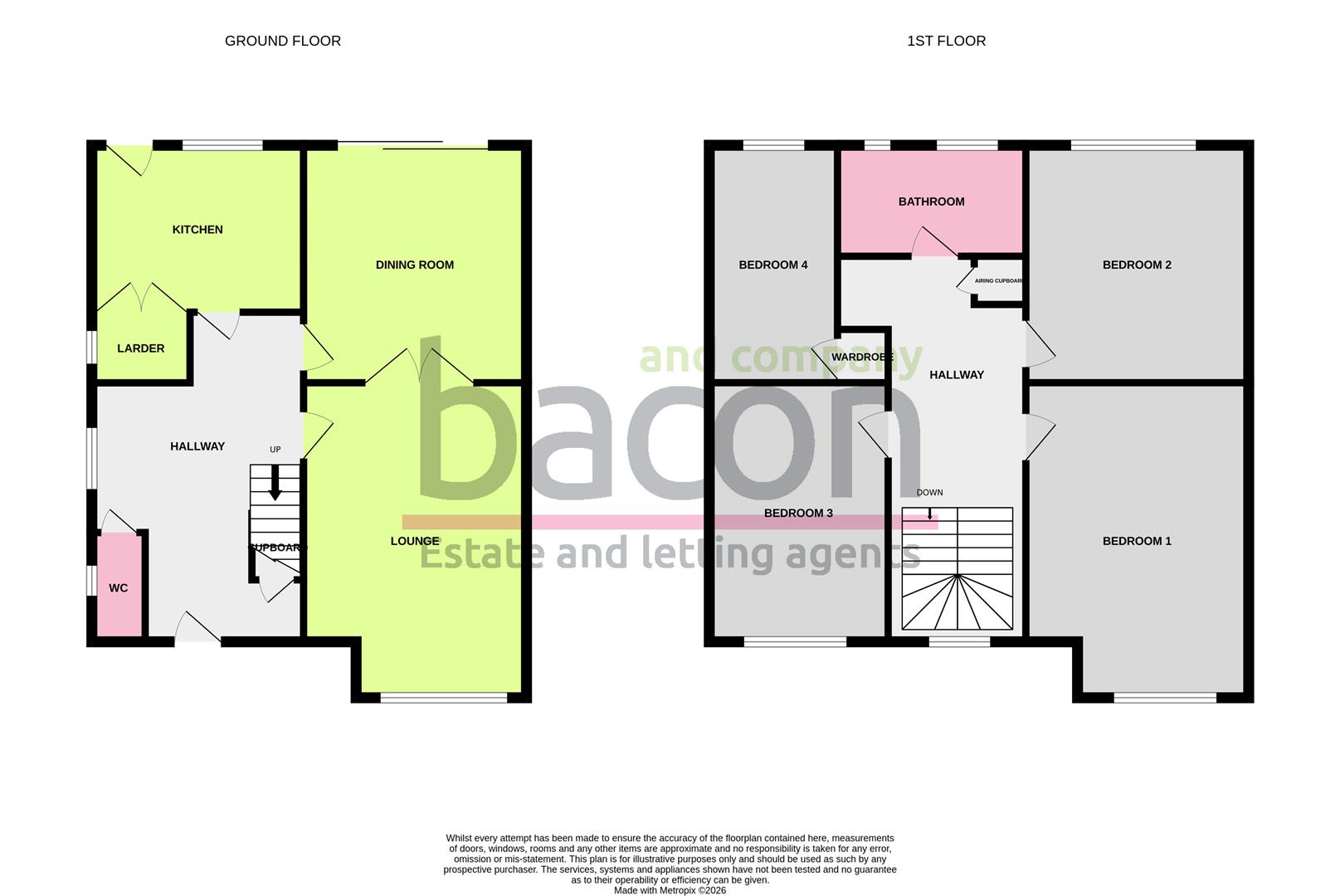 Floor Plan | House - Terraced | Hurst Avenue, Worthing, BN11 | For Sale